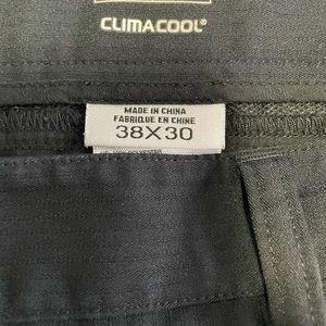 Black adidas golf pants Size 38/30. Excellent condition.